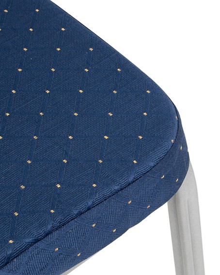 Krzesło ARES Niebieski/Srebrny