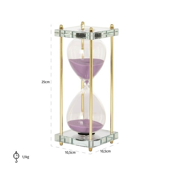 Klepsydra ASHTON L Złoty