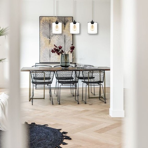 Lampa Wisząca ORVELLA 1S Czarny