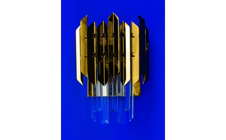 Lampa Ścienna MAJESTIC Złoty/Transparentny