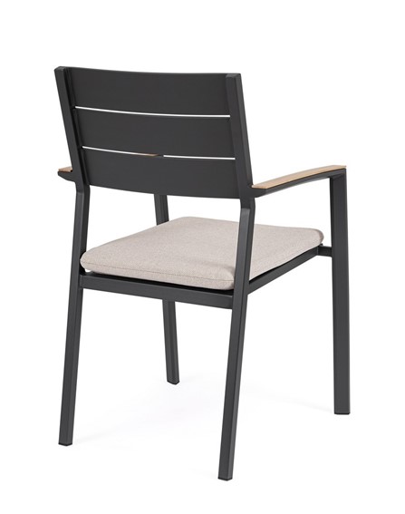 Krzesło Ogrodowe ZELMAR Szary