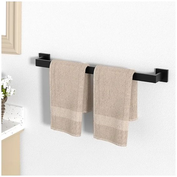 Komplet Wieszaków Łazienkowych RIO Czarny