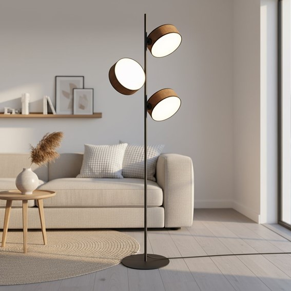 Lampa Podłogowa DRUMZ LP3 Brązowy