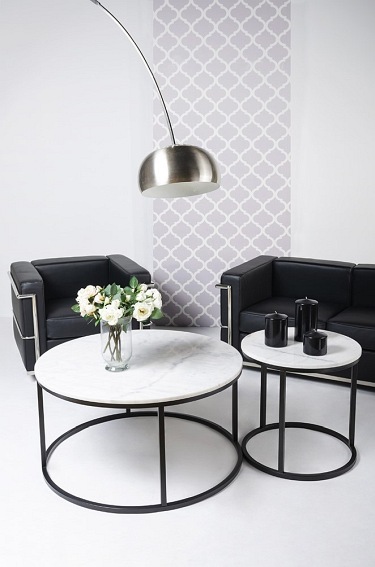 Sofa Dwuosobowa SOFT LC2 Czarna Skóra Naturalna