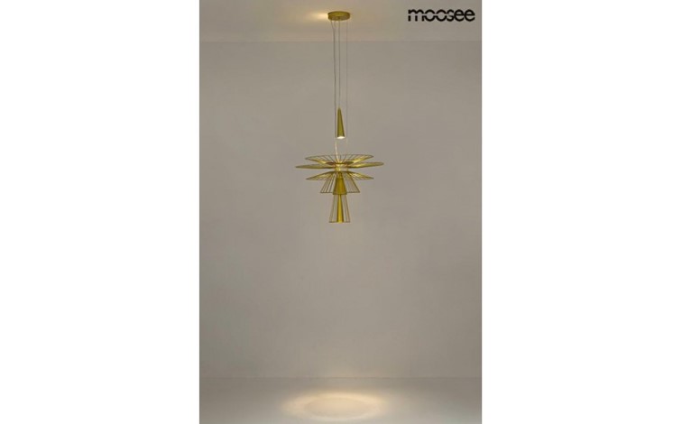 Lampa Wisząca SESTO Złoty