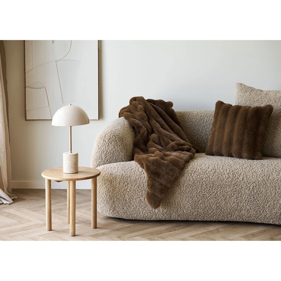 Stolik Kawowy JENA fi40 Dąb Naturalny