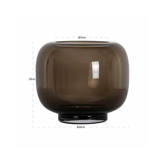 Świecznik ROWEN Brązowy