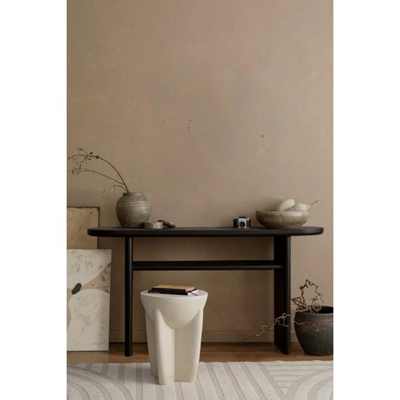 Stolik Kawowy CAESAR Fi38cm Biały