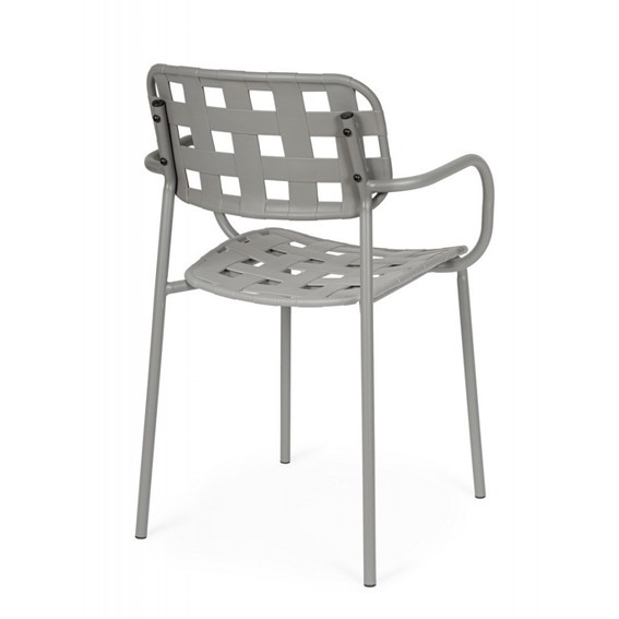 Krzesło Ogrodowe CLOVER ARM Szary