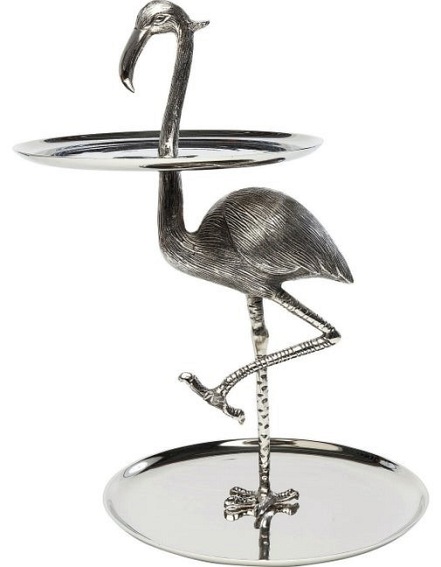 Etażerka Flamingo 43x38x53 Srebrny