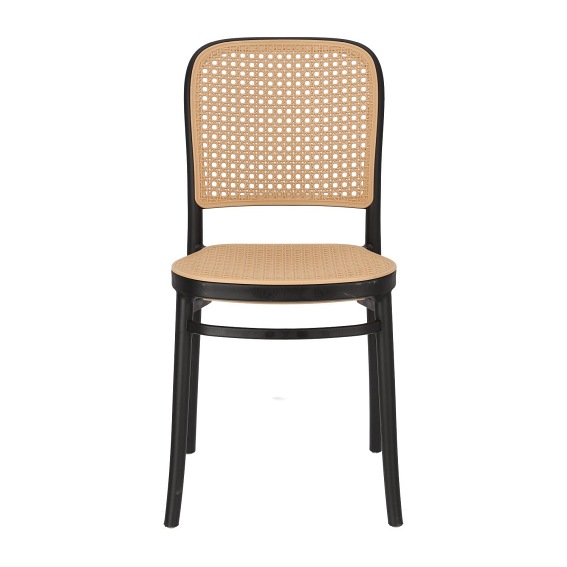 Krzesło ANTONIO Czarny/Brązowy