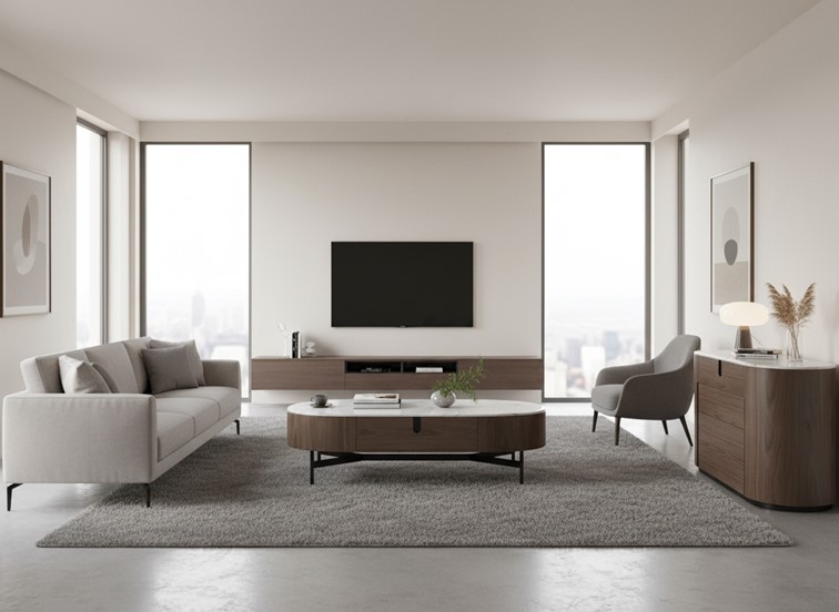 Komoda SILARIO SA03 Brązowy