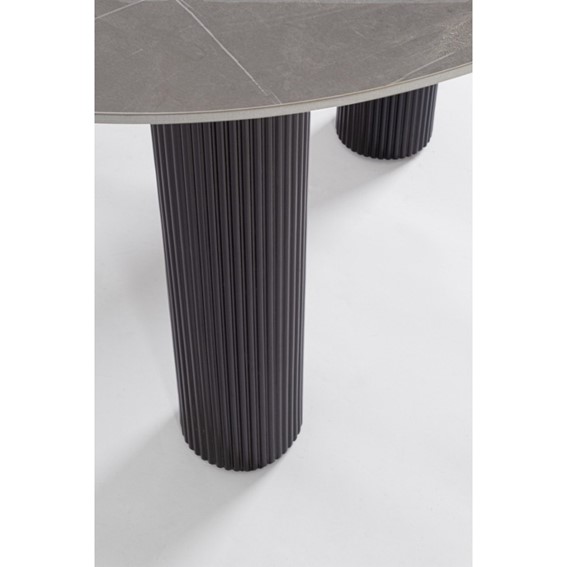 Stół Jadalniany BAMIRA fi120 Czarny