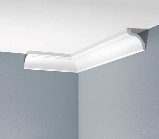 Listwa Gzymsowa Gładka LGG-21 240 cm Biały