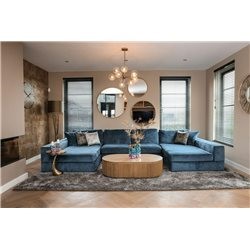 Stolik DOLPHIN Fi45cm Złoty