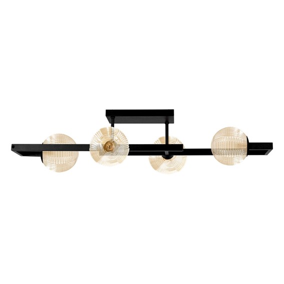 Lampa Sufitowa EMIR K-5766 Bursztynowy/Czarny