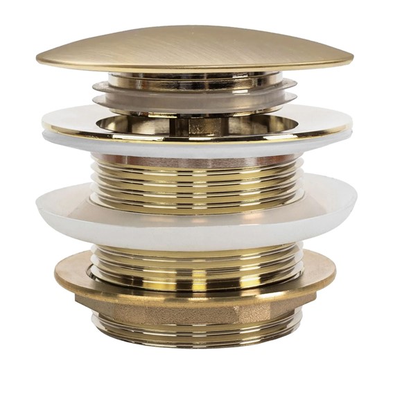 Korek Do Wanny Uniwersalny Złoty Szczotkowany