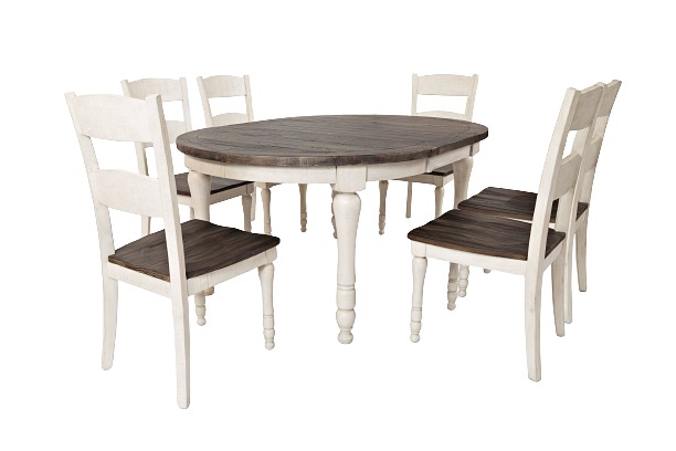 Stół Rozkładany Avola AV1706-66 122x122x76 Biały