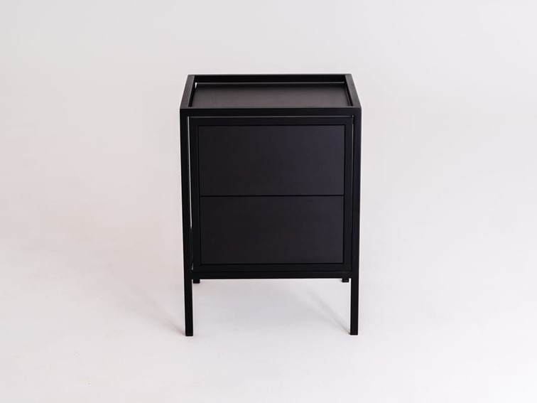 Regał SKAP BLACK 1R1 DRAWER x2 Czarny