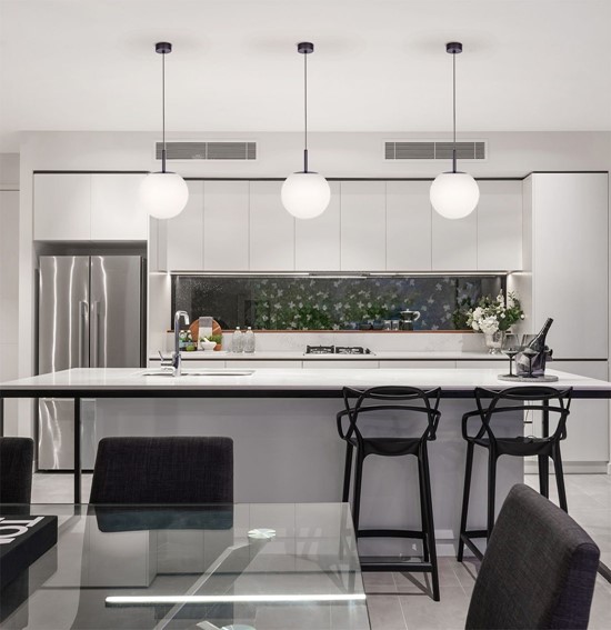 Lampa Wisząca FARO K-4887 Czarny/Biały Matowy