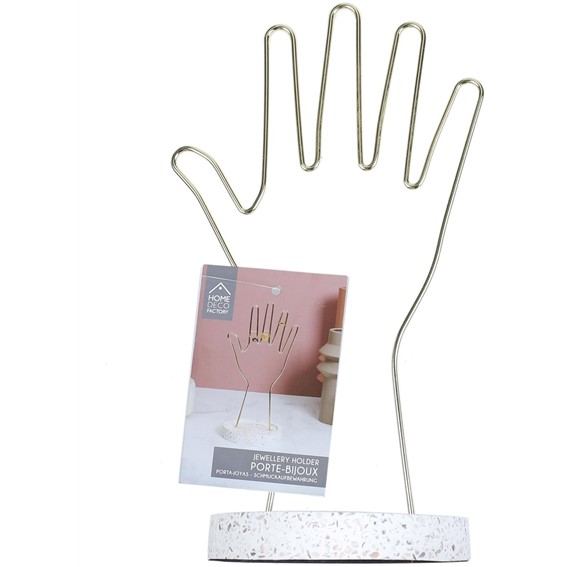 Stojak na Biżuterię ARTY Złoty/Terrazzo