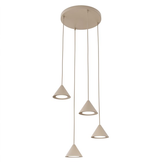 Lampa Wisząca ELIT 4 PREMIUM Beżowy