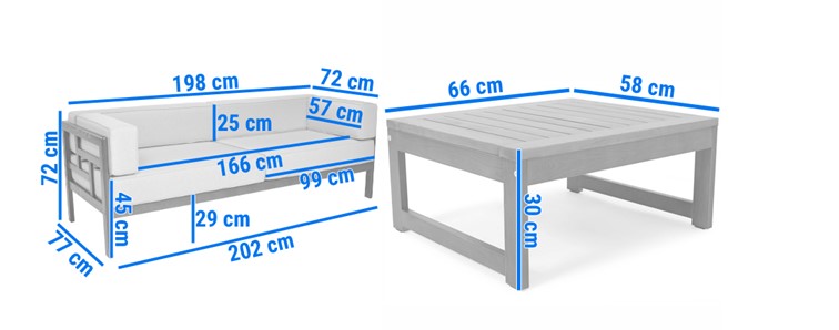 Zestaw Ogrodowy EDEN 5-Osobowy Brązowy/Grafitowy