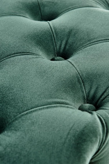 Ławka ATHENA Ciemny Zielony/Złoty