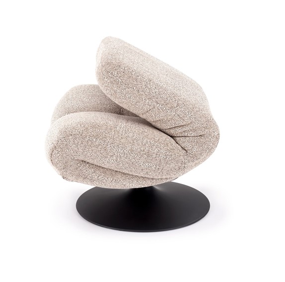 Fotel Wypoczynkowy MANGO Ciemny Beżowy