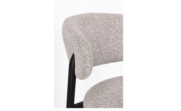 Krzesło CASSANDRA Czarny/Szary