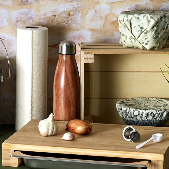 Deska do Krojenia z Szufladą Naturalny