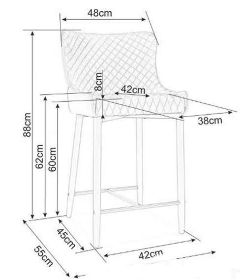 Hoker COLIN B H-2 Velvet Czarny/Czarny Bluvel 19