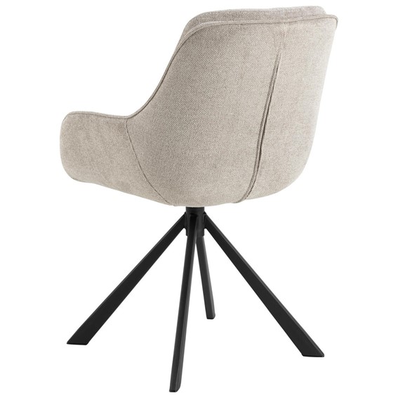 Krzesło Obrotowe CARRIE Beżowy