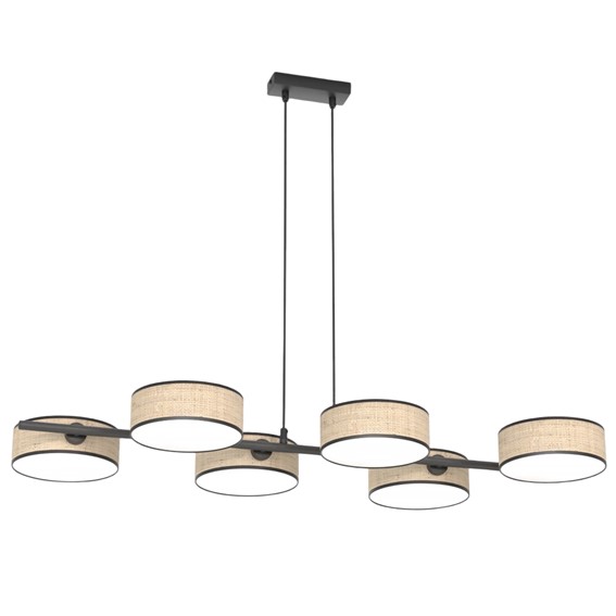 Lampa Wisząca DRUMZ 6 Rattan