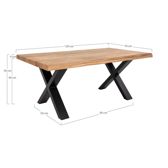 Stolik TOULON 70x120cm Dąb Naturalny