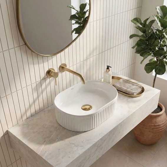 Umywalka Nablatowa VANDA 40 Biały