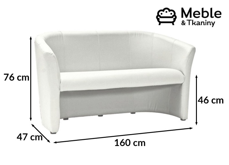 Sofa TM-3 Biały