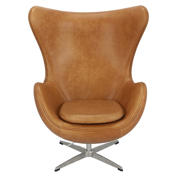 Fotel Jajo 66x78x106 J. Brązowy Vintage Premium