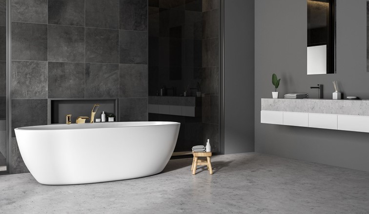 Bateria Wannowa RIVEN Złoty