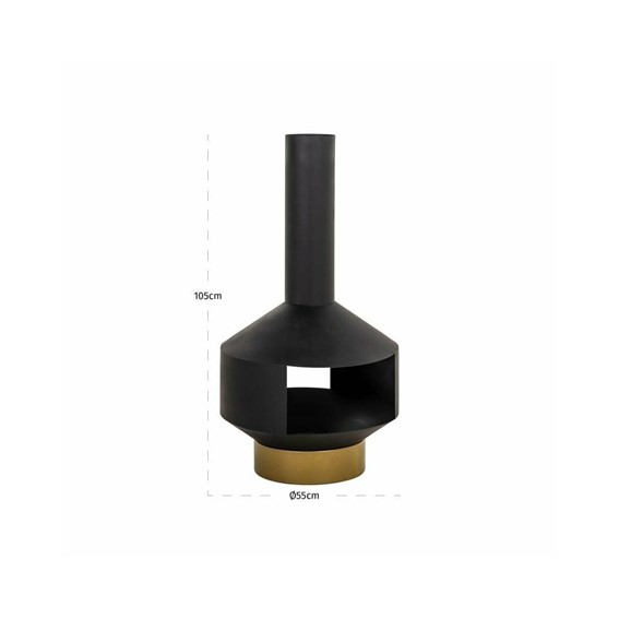 Kominek Ogrodowy QUINN Czarny