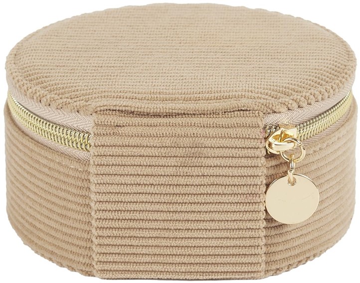 Szkatułka Sztruksowa VELO Beżowy