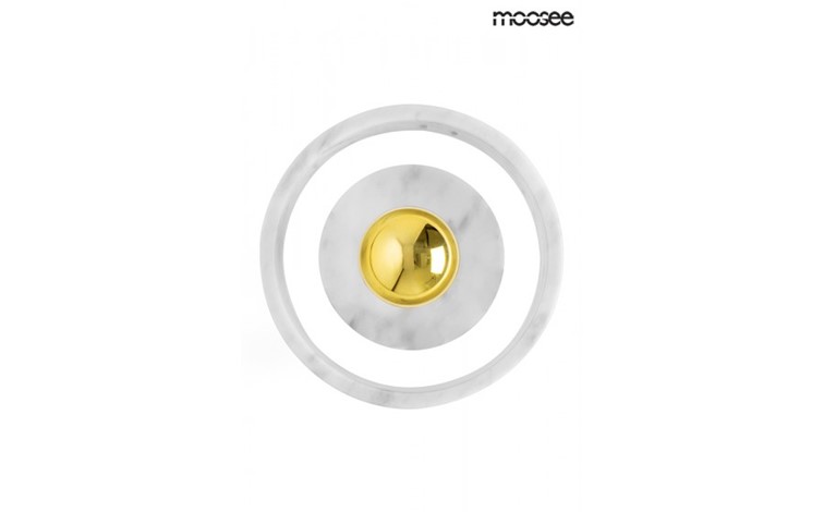 Lampa Ścienna ARCO Biały/Złoty