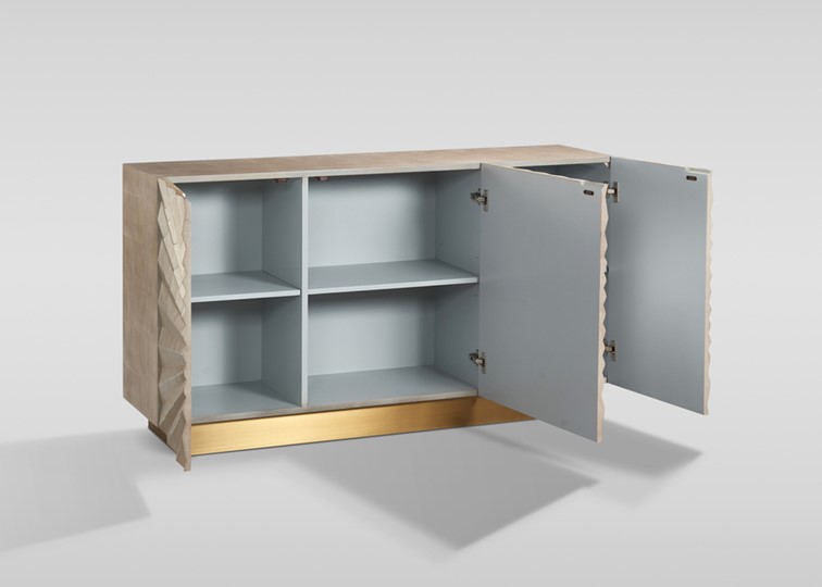 Komoda STILIG ST802 Złoty/Srebrny