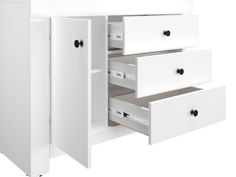 Komoda Lahti 10 42x117x85 Biały Alpejski