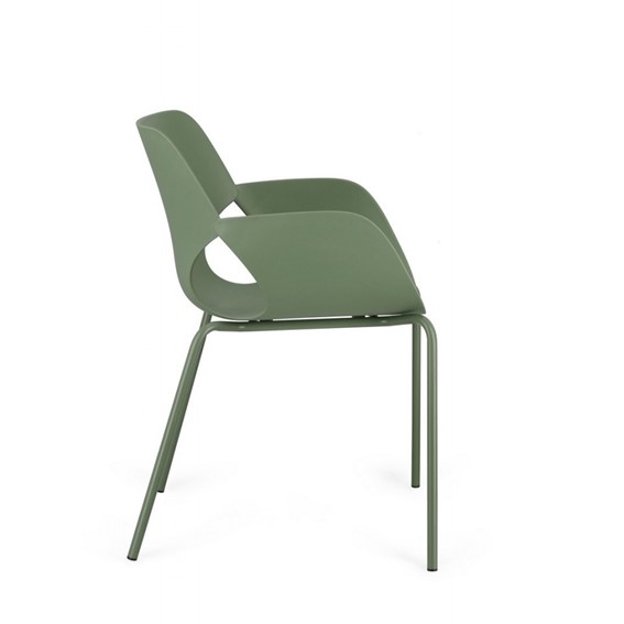 Krzesło LENNOX ARM Zielony
