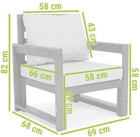 Zestaw Ogrodowy MALTA XXL 6-Osobowy ze Stolikiem Brązowy/Grafit