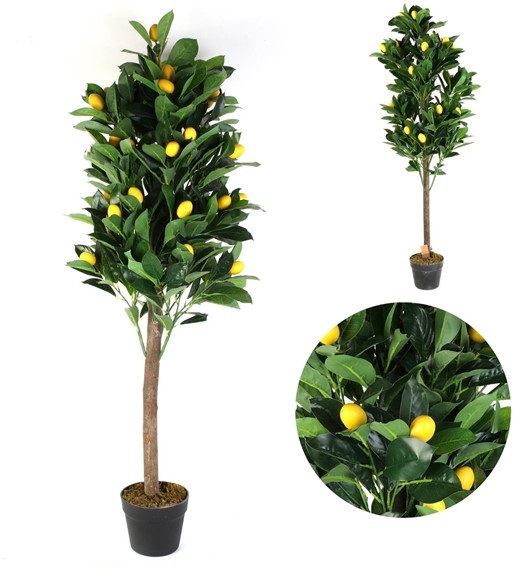Sztuczne DRZEWO CYTRYNOWE 120cm