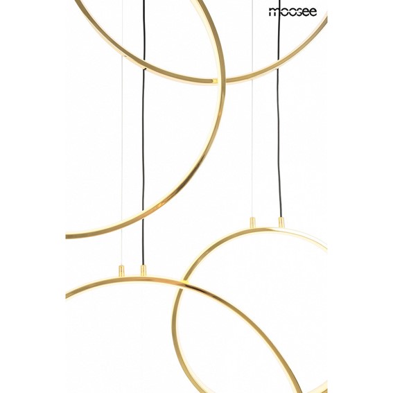 Lampa Wisząca CIRCULO SIX Złoty