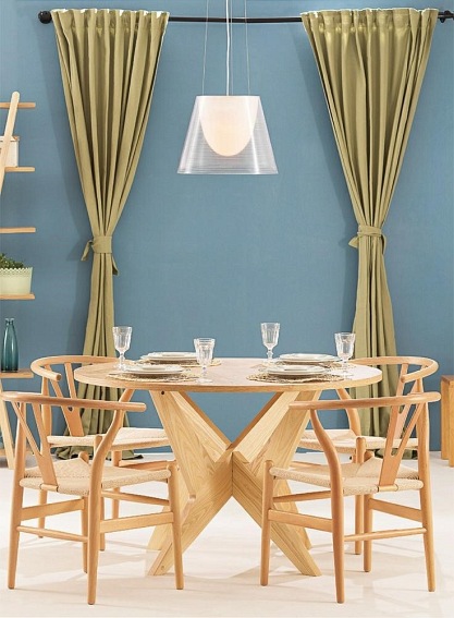 Krzesło WISHBONE NATURAL Buk/Włókna Naturalne