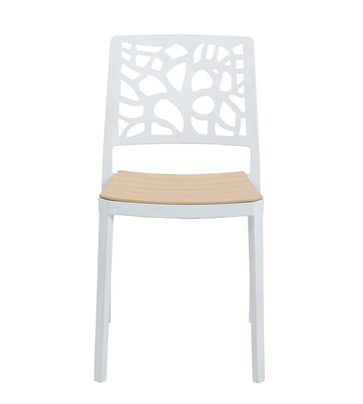 Krzesło K34-FX Naturalny/Biały